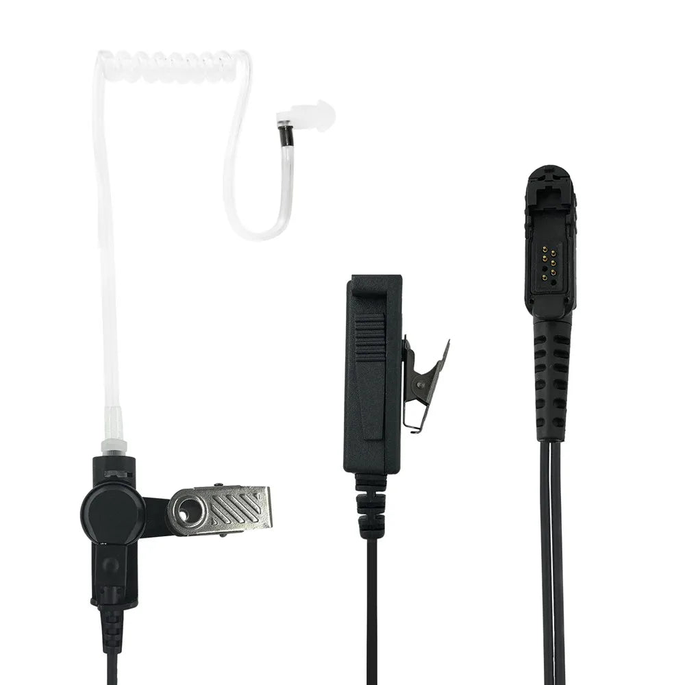 Auricular con micrófono de 2 cables para radio bidireccional XPR3500 XPR3300 XPR3300E DP2400 DP2600