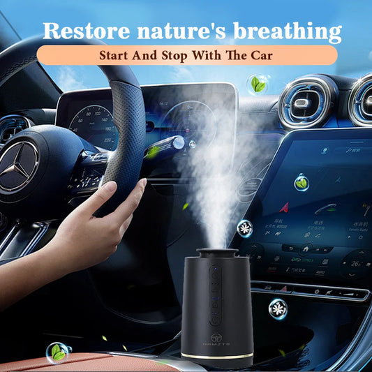 Starry Sky Top Car Air Freshener Perfume Aroma Diffuser Home Flavoring USB Charging Aluminum Alloy Three 5ML Essential Oil Gifts