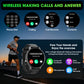 2026 Reloj inteligente con llamada Bluetooth, pantalla táctil completa de 1,38", monitor de actividad física con más de 100 modos deportivos, monitor de frecuencia cardíaca y sueño, resistente al agua, para hombre y mujer, Android, iOS