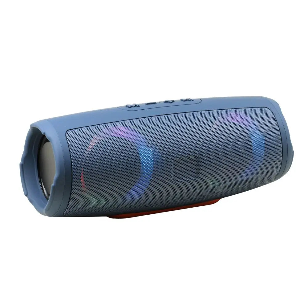 Altavoz Bluetooth portátil Charce5 con luz LED RGB, sonido estéreo para teléfono móvil y uso en exteriores