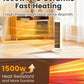 AIRMATE 25" Space Heater for Indoor Use Large Room, Ceramic Tower Electric Heater with Thermostat