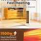 AIRMATE 25" Space Heater for Indoor Use Large Room, Ceramic Tower Electric Heater with Thermostat