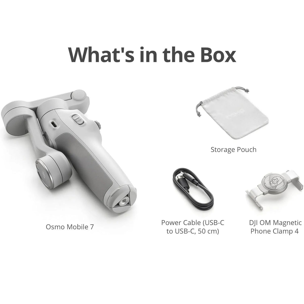 Estabilizador con gimbal DJI Osmo Mobile 7 para iPhone y Android, trípode integrado, estabilizador portátil para iPhone, palo para selfies, gimbal de 3 ejes para teléfono, ActiveTrack 7.0, edición con un toque, 10 horas de uso, carga del teléfono