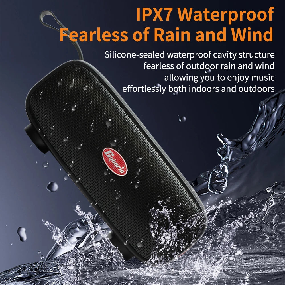 40W Wireless Portable Speaker with Subwoofer, TWS Interconnected Playback, Shockproof and Drop-resistant, Outdoor Indoor Use