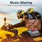 Fodsports M1-S Plus Casco de Motocicleta Intercom Bluetooth Auriculares,Interfono de Moto,8 Pilotos 2000M,Radio FM,Compartir Música.