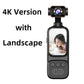 Yinzam Portable 1080p 2.5K 4K Gimbal Camera, WiFi One Key Record Lighting Shot Anti-Shake FHD LCD Display Sport Pocket Camera 4K