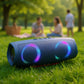 Altavoz Bluetooth portátil Charce5 con luz LED RGB, sonido estéreo para teléfono móvil y uso en exteriores