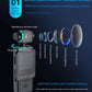 Yinzam Portable 1080p 2.5K 4K Gimbal Camera, WiFi One Key Record Lighting Shot Anti-Shake FHD LCD Display Sport Pocket Camera 4K