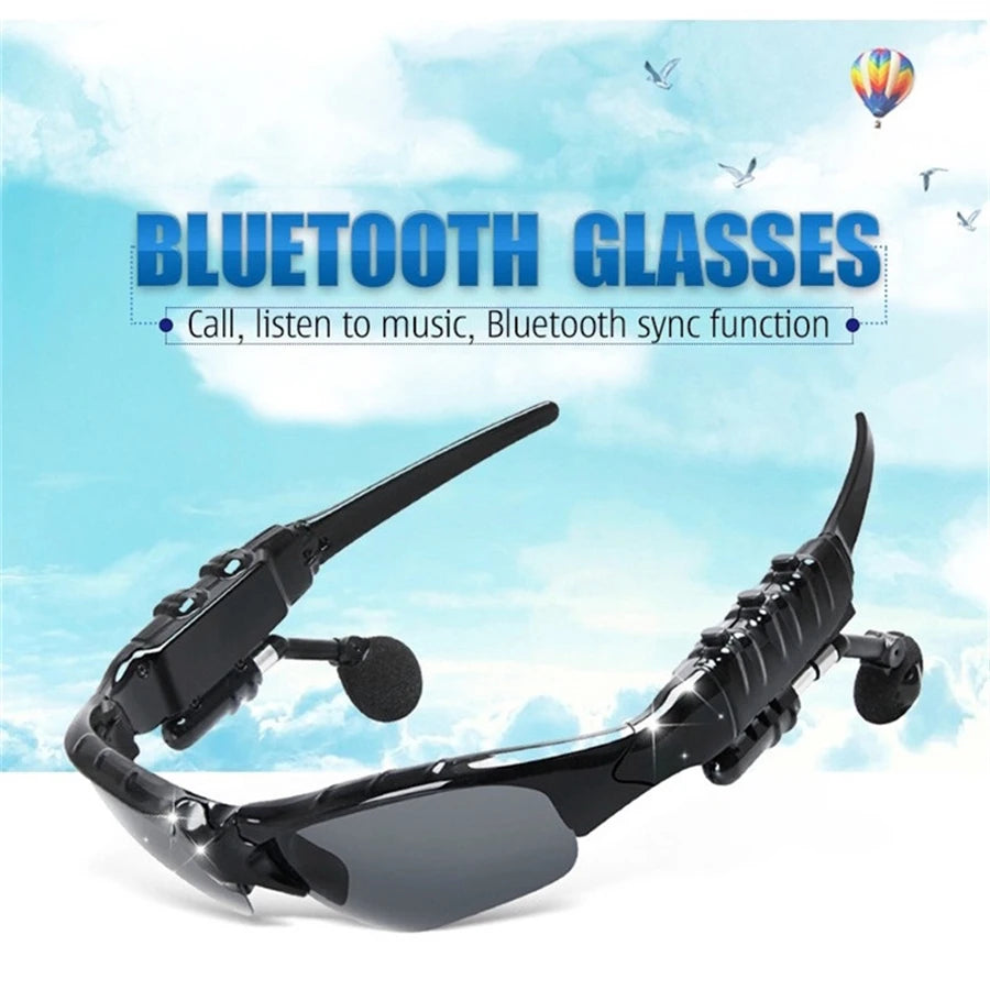 Gafas de sol con auriculares inalámbricos y micrófono, gafas inteligentes con altavoces estéreo, gafas de sol deportivas con auriculares para conducir y montar en bicicleta
