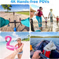 Mini Action Camera, Wearable Recording Camera, 4K Ultra-high Definition Video Quality, Waterproof Design