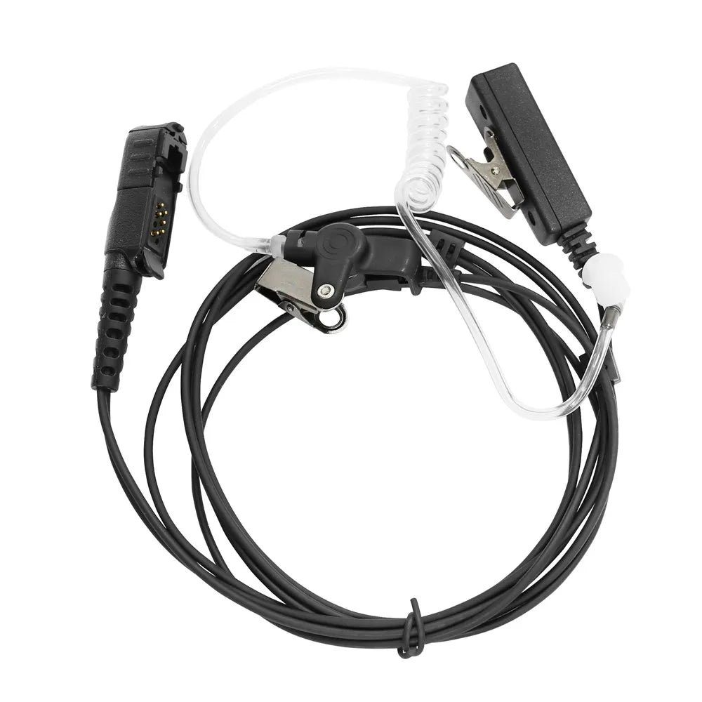 Auricular con micrófono de 2 cables para radio bidireccional XPR3500 XPR3300 XPR3300E DP2400 DP2600