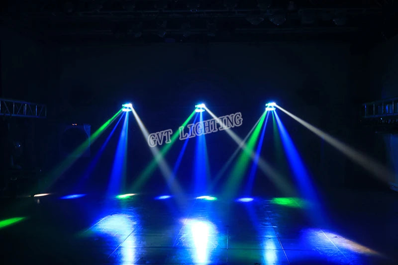 Mini Cabeza Móvil LED 8x3W RGBW Luz de Escenario de Haz LED Spider Iluminación DMX 512 Luz Spider Ideal para Discoteca DJ Fiesta