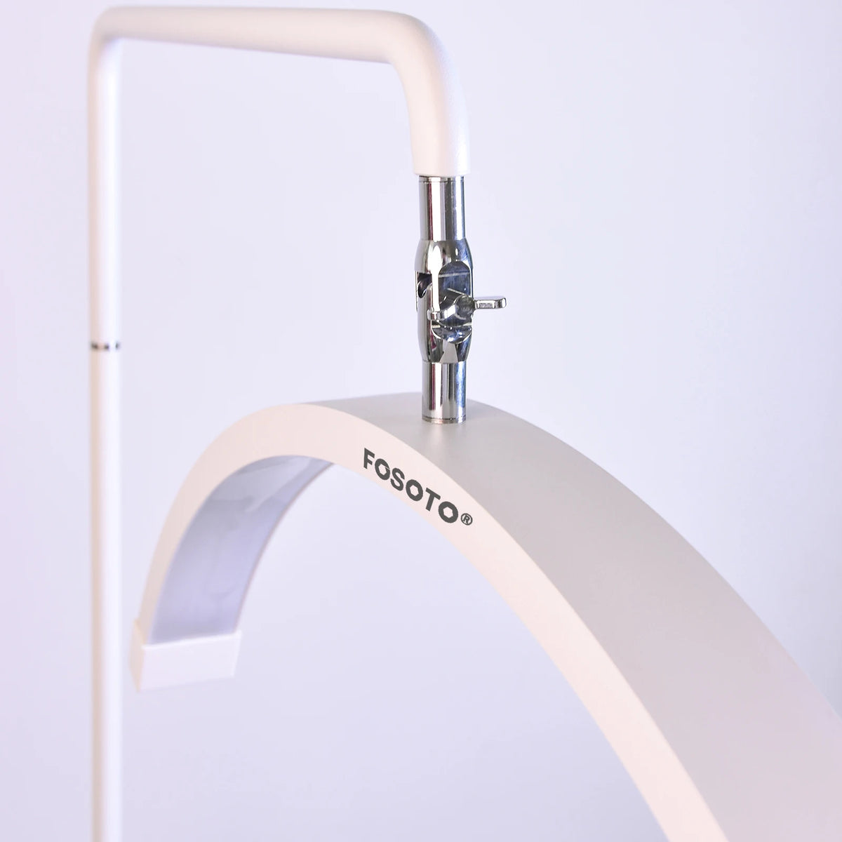 FOSOTO EU US Overseas Warehouse Gold Led Half Moon Light for Lashes Video Ring Lash Lamp for Facial Salon Photography Beauty Bed
