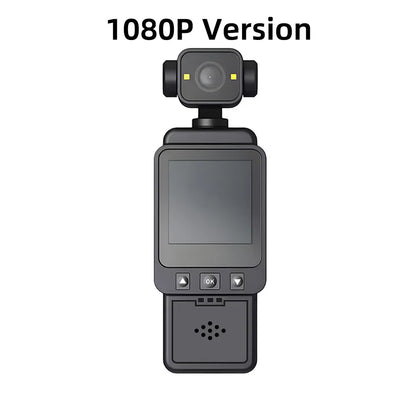 Yinzam Portable 1080p 2.5K 4K Gimbal Camera, WiFi One Key Record Lighting Shot Anti-Shake FHD LCD Display Sport Pocket Camera 4K