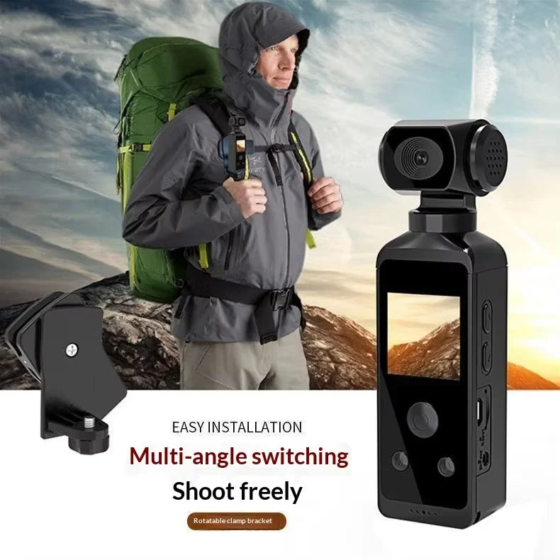 Se envía desde el territorio continental de EE. UU. Cámara gimbal de bolsillo 4K, estabilización de imagen, resistente al agua, cámara para vlogs