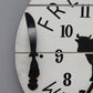 PARISLOFT Round Decorative Wood Wall Clock, Farmhouse Fresh Milk and Cream Sign Decor Clock,Kitchen Themed Wall Decor,Dia 15.75\