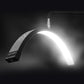 FOSOTO EU US Overseas Warehouse Gold Led Half Moon Light for Lashes Video Ring Lash Lamp for Facial Salon Photography Beauty Bed