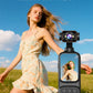 Yinzam Portable 1080p 2.5K 4K Gimbal Camera, WiFi One Key Record Lighting Shot Anti-Shake FHD LCD Display Sport Pocket Camera 4K
