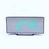 Smart Led Digital Alarm Clock With Backlight Usb Charging Rectangle Shape Bedroom Table Clock Mirror Design Home Decor Accessory