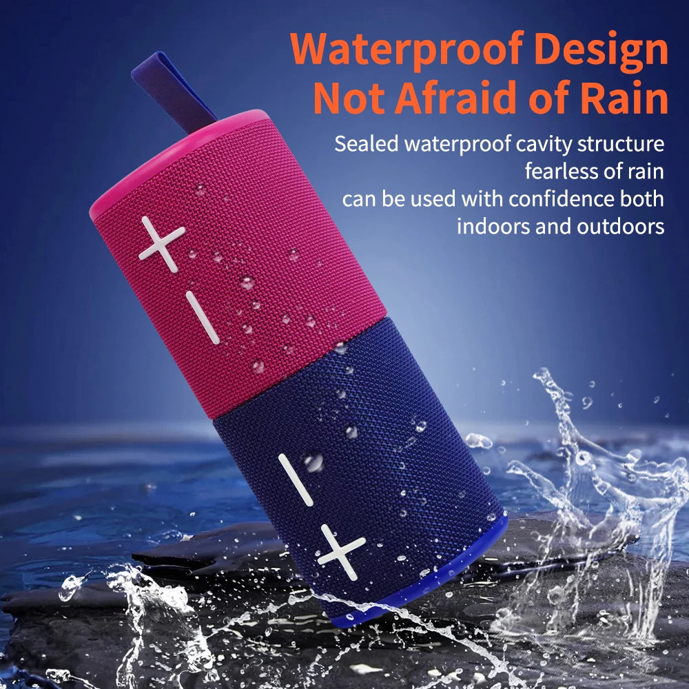 2 in 1 Magnetic Split 20W Wireless Speaker,Color Blocking Waterproof Dual Splittable TWS Portable Speaker for Home Outdoor, S18