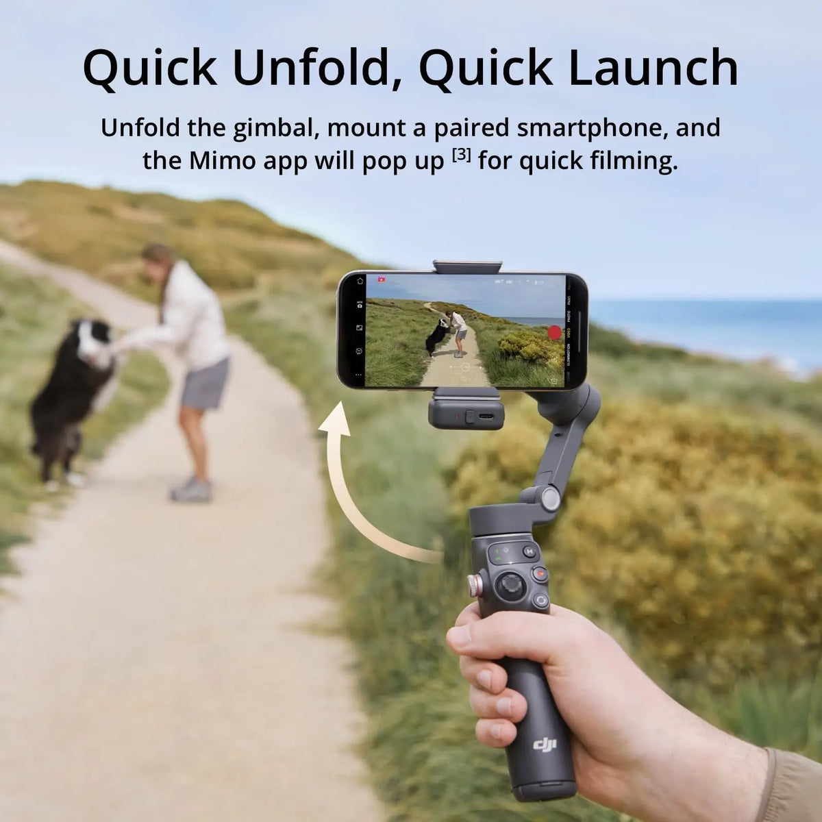 DJI Osmo Mobile 7P Estabilizador Gimbal Gimbal para Teléfono de 3 Ejes con Vara de Extensión y Trípode Integrados Seguimiento Nativo Iluminación Lanzamiento Rápido Edición con Un Toque 10 Horas de Uso Carga del Teléfono