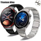 Correa magnética de titanio de 22 mm para Huawei Watch GT3 Pro, Watch 4/4 Pro y GT4 de 46 mm, compatible con Amazfit GTR 4/3/2, correa equilibrada