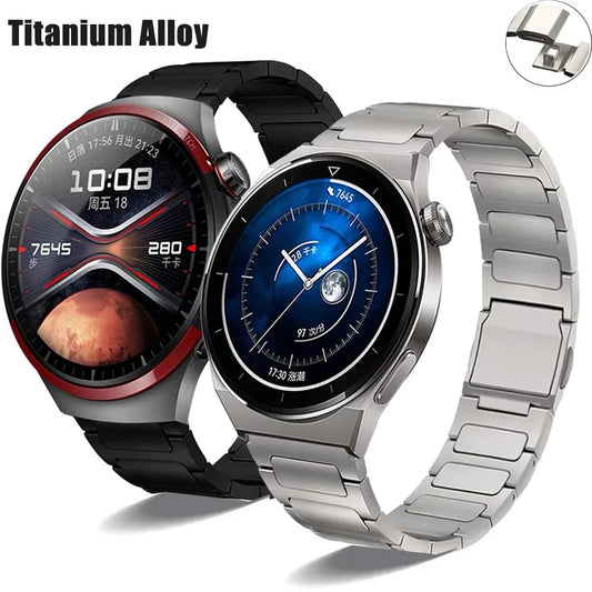 Correa magnética de titanio de 22 mm para Huawei Watch GT3 Pro, Watch 4/4 Pro y GT4 de 46 mm, compatible con Amazfit GTR 4/3/2, correa equilibrada