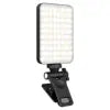 Luz portátil recargable de 2000 mAh con clip para selfies, 3 modos y 10 niveles de brillo para iluminación fotográfica de teléfono y portátil