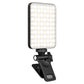 Luz portátil recargable de 2000 mAh con clip para selfies, 3 modos y 10 niveles de brillo para iluminación fotográfica de teléfono y portátil