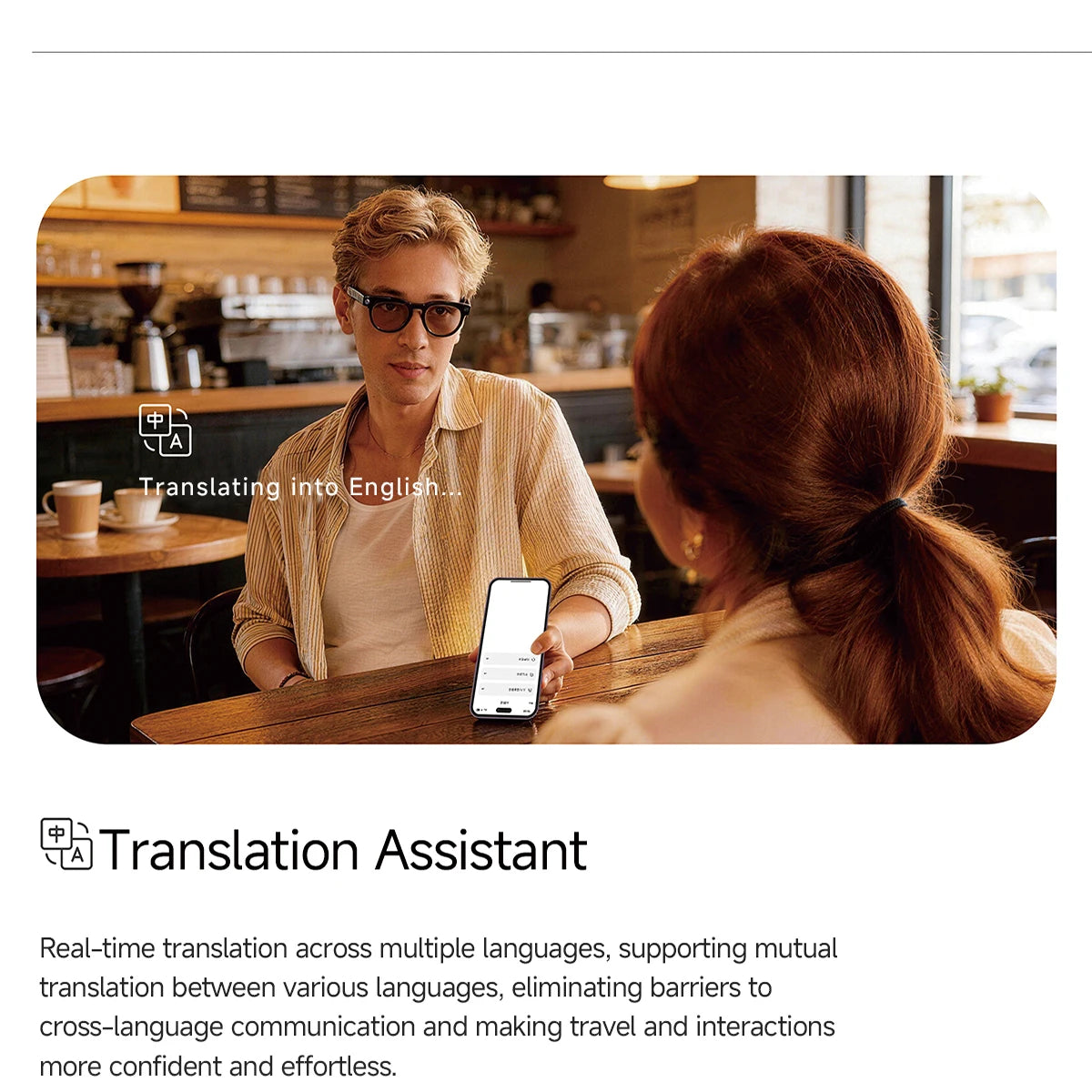 Nuevas gafas inteligentes con IA MT5 Ultra, con traducción en tiempo real, cámara de 800 píxeles para fotos y vídeo, dispositivo inteligente ponible