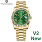 2026 Nuevo PAGANI DESIGN DD36 Reloj mecánico para hombre Dorado Reloj automático de lujo para hombre Cristal de zafiro antirreflejante Resistente al agua Regalo