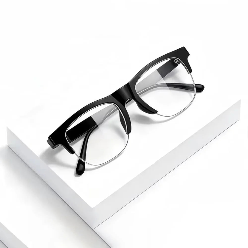 Smart Glasses Hands-Free Calling AI Chat Logging Music Playback Bluetooth Sunglasses for Men Touch Control Selfie Anti Glare
