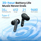 Auriculares Bluetooth 5.4 HAYLOU Mori Pro - Auriculares con cancelación activa de ruido ANC de 43 dB, 6 micrófonos, conexión inalámbrica y 35 horas de autonomía de batería