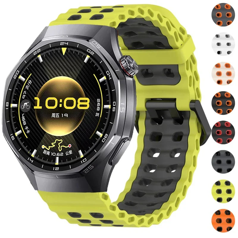 22mm Strap For Huawei GT 6 Pro GT6 GT5 GT5Pro GT4 GT3 2 2e 46mm Breathable Sports Band For Huawei Watch 5 4 3 Bracelet