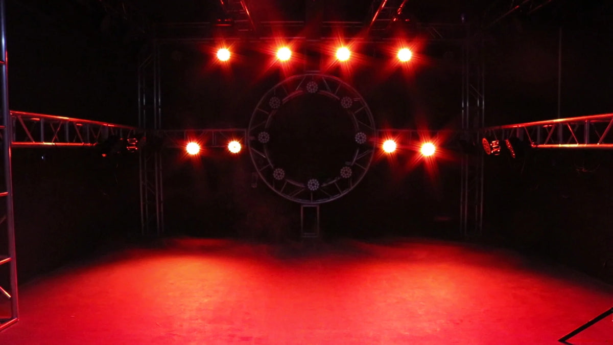 SHEHDS LED Flat/ Big Par 18x18W 6in1 or 18x12W  4in1 Lighting DMX512 Aluminum Alloy Suitable For DJ Disco Christmas Party Stage