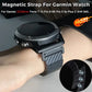 Magnetic Strap For Garmin 26mm 22mm Fenix 8 5 5x Plus 6 6SX Pro 7 7X Forerunner945 Carbon Fiber pattern Smartwatch Bracelet Band