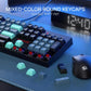 Teclado mecánico con cable Redragon K582 SE RGB de 104 teclas, retroiluminación RGB dinámica de 16,8 millones de colores, interruptores rojos
