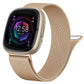 Correa de lazo milanesa para Fitbit Versa 4 3 Band Sense/Lite Correa magnética para reloj de acero inoxidable Pulsera de metal Correa para Fitbit Versa 2