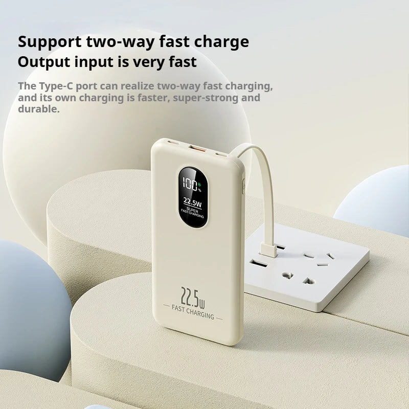 TQQDCI Portable Power Bank - High Capacity External Battery Charger for Mobile Phones And Tablets