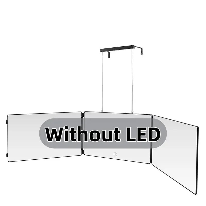 3 Way Mirror for Self Hair Cutting, The 360 Mirror for Shaving, Grooming, Hair Styling, Dye Hair, Makeup, Braiding