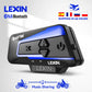 Lexin B4Fm-X Motorcycle Intercom & Helmet Headset 10 Riders 2000m Bluetooth Music Sharing Fast Charging Motorcycle Intercom