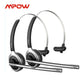 1/2 Pack Auriculares Mpow M5 Bluetooth V5.0 inalámbricos para camioneros, con micrófono y llamadas manos libres, para centros de atención telefónica y oficinas