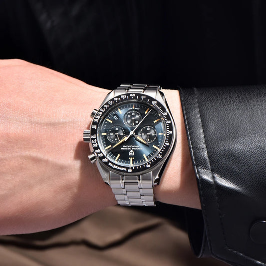 2026 Nuevo Reloj para Hombre PAGANI DESIGN Moon V6 Reloj de Cuarzo de Lujo para Hombre Cronógrafo VK63 Regalo para Hombre Cristal Zafiro Antirreflejante Luminoso