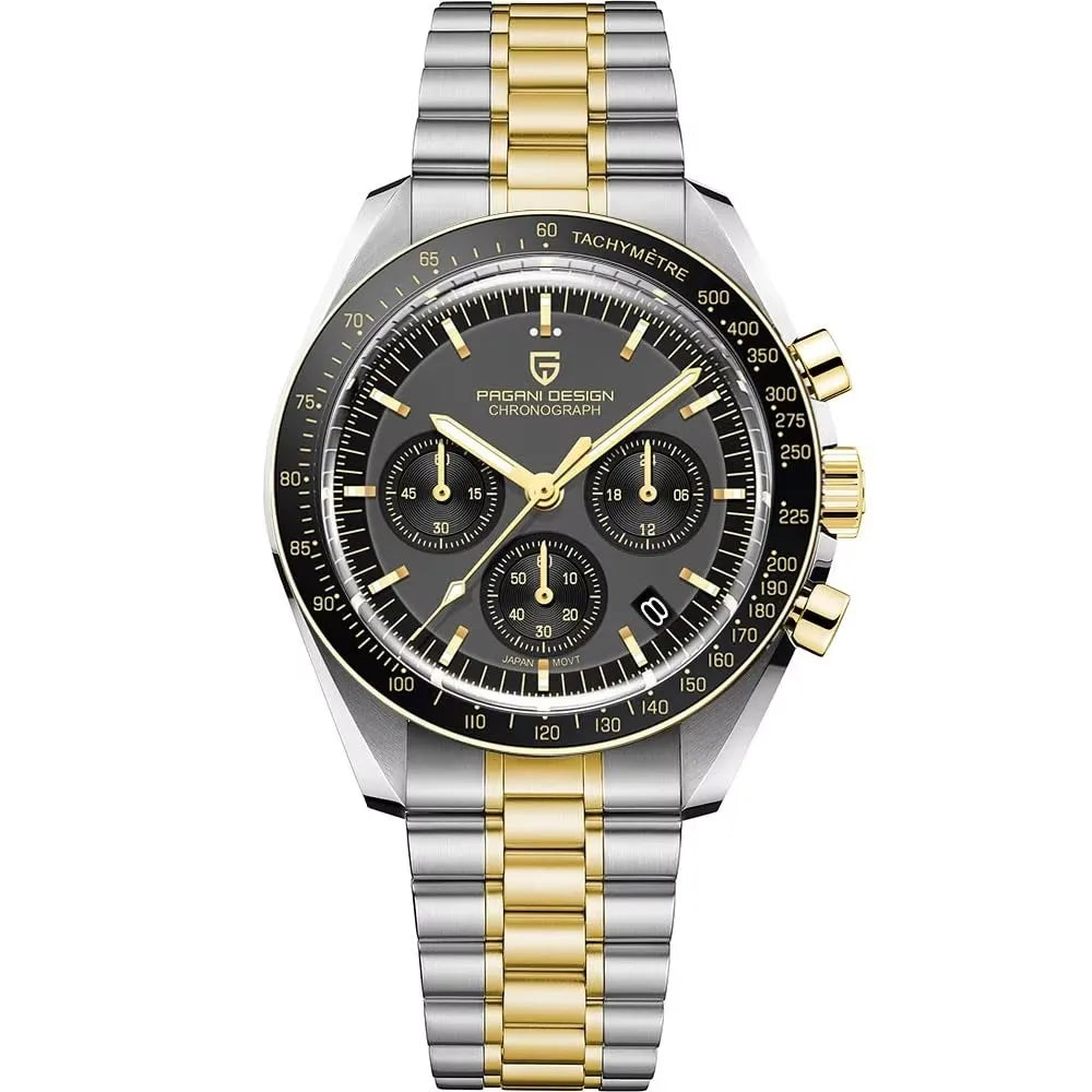 2026 Nuevo Reloj para Hombre PAGANI DESIGN Moon V6 Reloj de Cuarzo de Lujo para Hombre Cronógrafo VK63 Regalo para Hombre Cristal Zafiro Antirreflejante Luminoso