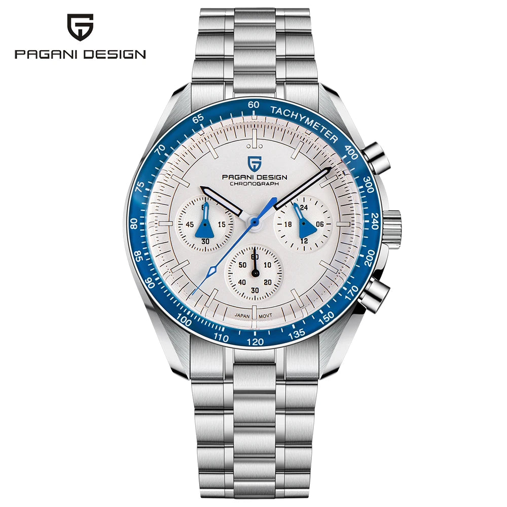 Nuevo reloj clásico para hombre 2026 PAGANI DESIGN Reloj de cuarzo de lujo para hombre Automático Fecha Velocidad Deporte Cronógrafo Cristal de zafiro AR Reloj de pulsera para hombre Envío local UE