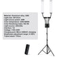 Luz LED de anillo para pestañas con doble brazo, luz de relleno LED para belleza con trípode de 200 cm para maquillaje, vídeo, fotografía de pestañas e iluminación de selfies