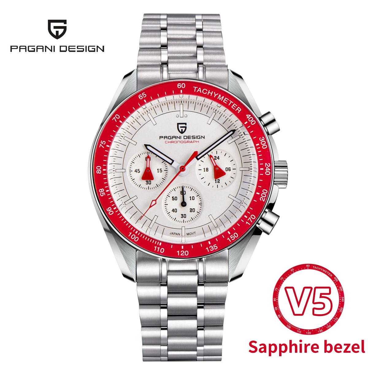 Nuevo reloj clásico para hombre 2026 PAGANI DESIGN Reloj de cuarzo de lujo para hombre Automático Fecha Velocidad Deporte Cronógrafo Cristal de zafiro AR Reloj de pulsera para hombre Envío local UE