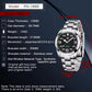 PAGANI DESIGN V2 Air King Reloj Automático de Lujo para Hombre Marca de Prestigio 40MM Reloj Mecánico de Acero Inoxidable Cristal de Zafiro con Revestimiento Antirreflejante 200m Resistente al Agua Reloj Automático