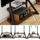 Adjustable Height Rolling TV Floor Stand Industrial Television TV Mount Bracket for 40-75 Inches Max Load 80KG
