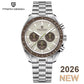 2026 Nuevo Reloj para Hombre PAGANI DESIGN Moon V6 Reloj de Cuarzo de Lujo para Hombre Cronógrafo VK63 Regalo para Hombre Cristal Zafiro Antirreflejante Luminoso